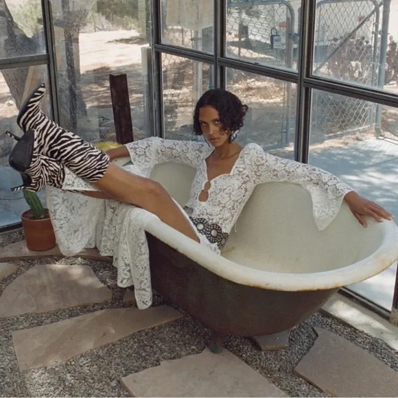 NWT | Free People x For Love and Lemons | Frances Maxi Dress | Sz S - Picture 5 of 16